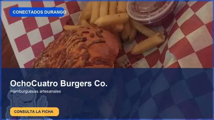 Imagen importada para OchoCuatro Burgers Co.