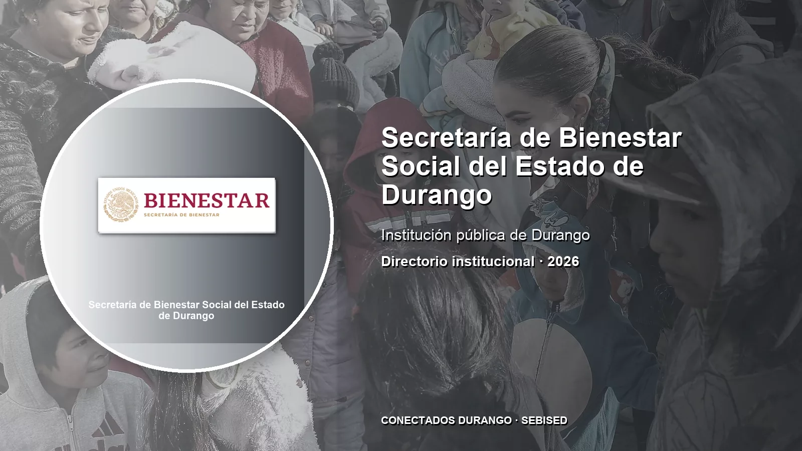 Imagen importada para Secretaría de Bienestar Social del Estado de Durango