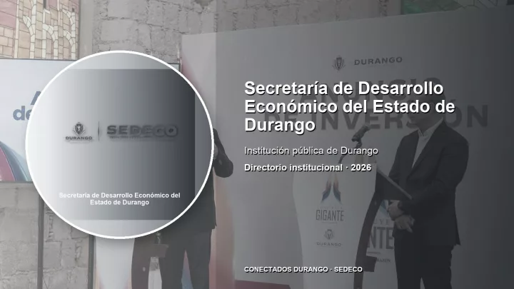 Imagen importada para Secretaría de Desarrollo Económico del Estado de Durango