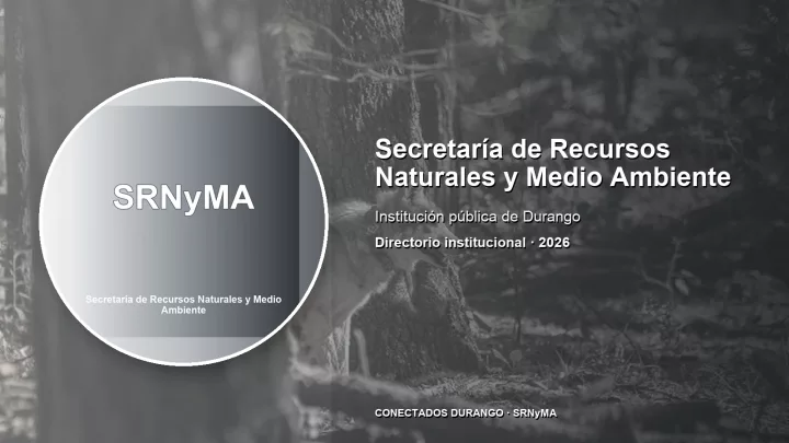 Imagen importada para Secretaría de Recursos Naturales y Medio Ambiente