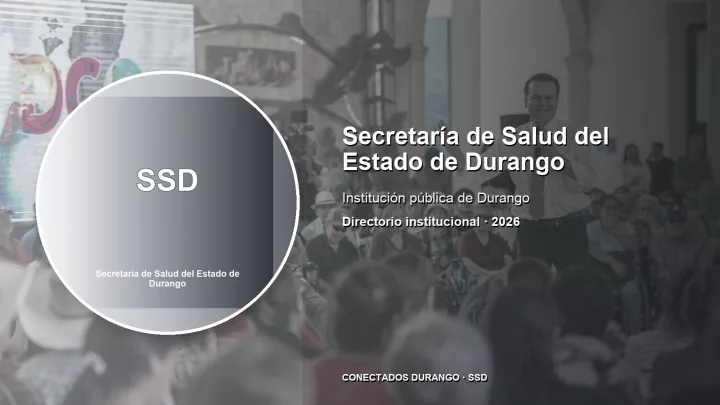 Imagen importada para Secretaría de Salud del Estado de Durango